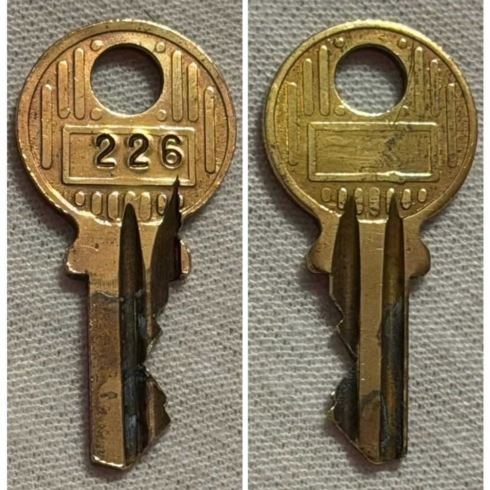 Louis Vuitton Gold Padlock with Key